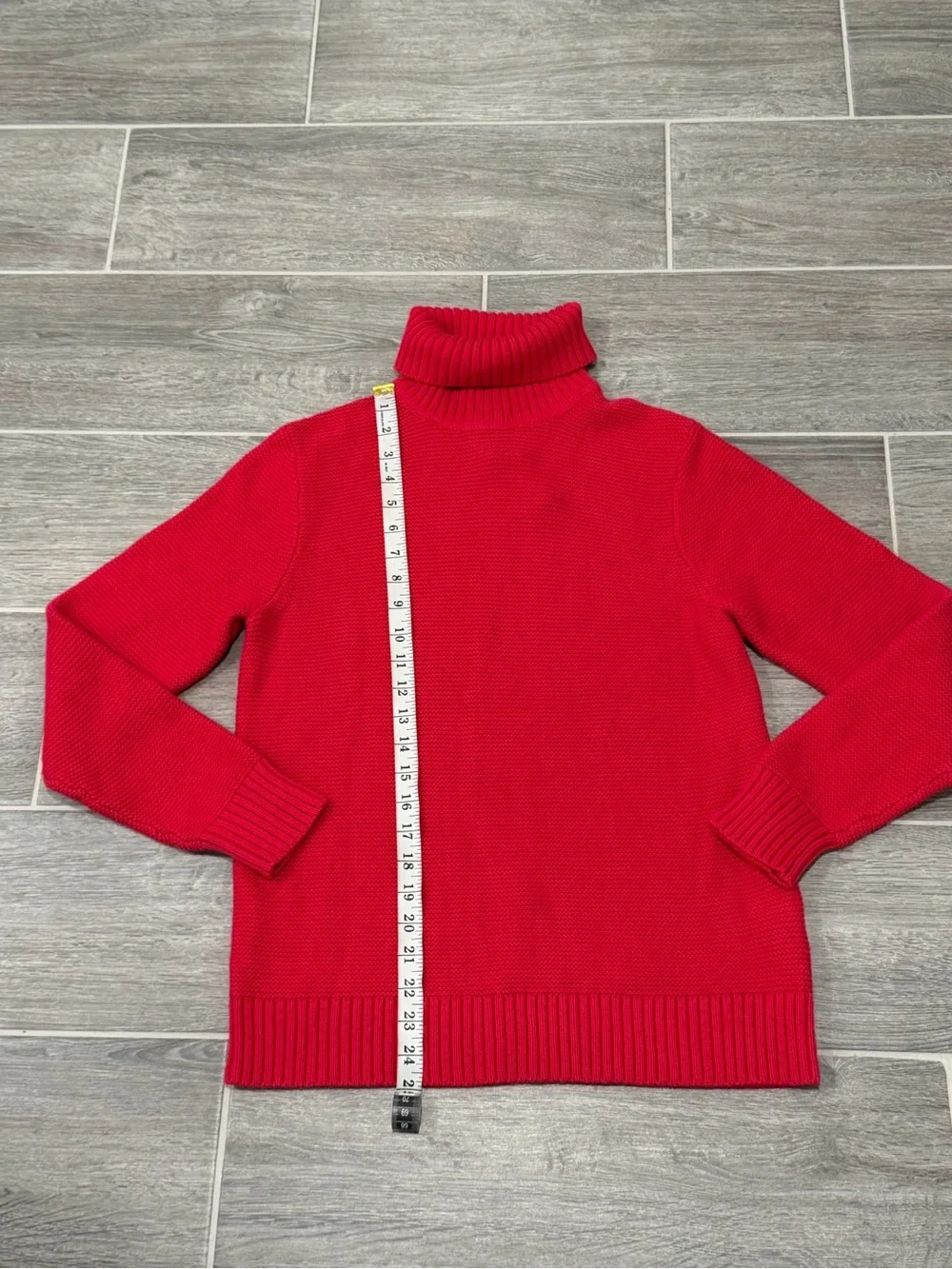 NWT! J. Crew Bright Rose Cotton & Merino Wool Turtleneck Sweater. Size Small.